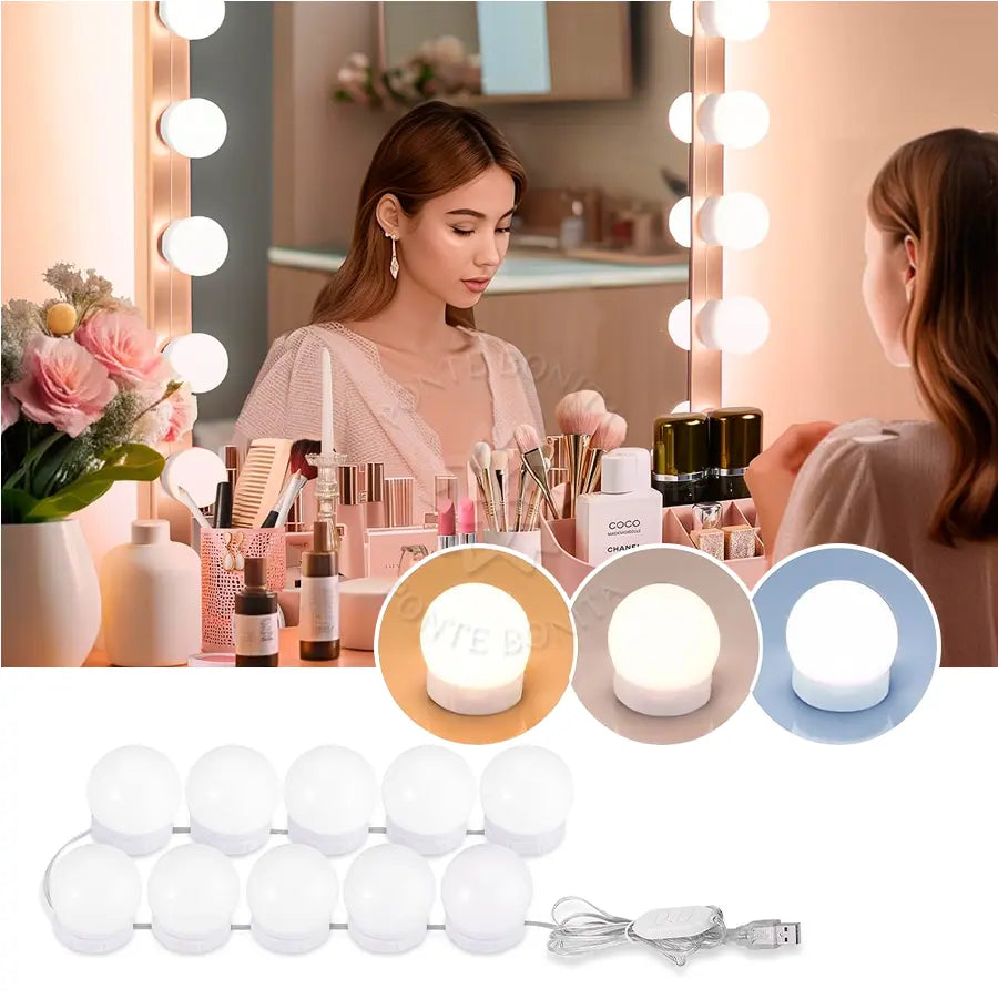 SET DE LUCES DE MAQUILLAJE PRO