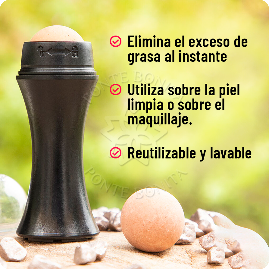 RODILLO FACIAL ABSORBENTE - ROLLER STONE™