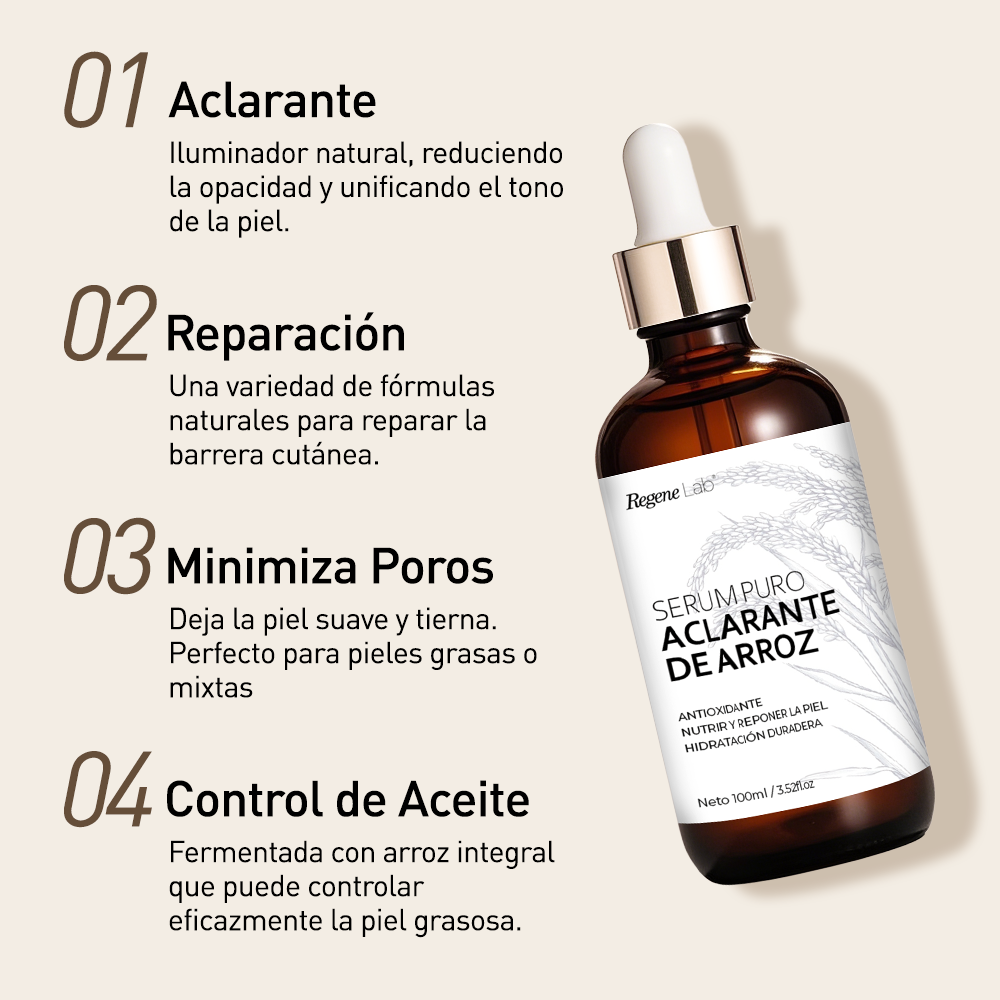 Serum Puro Aclarante de Arroz - RegeneLab