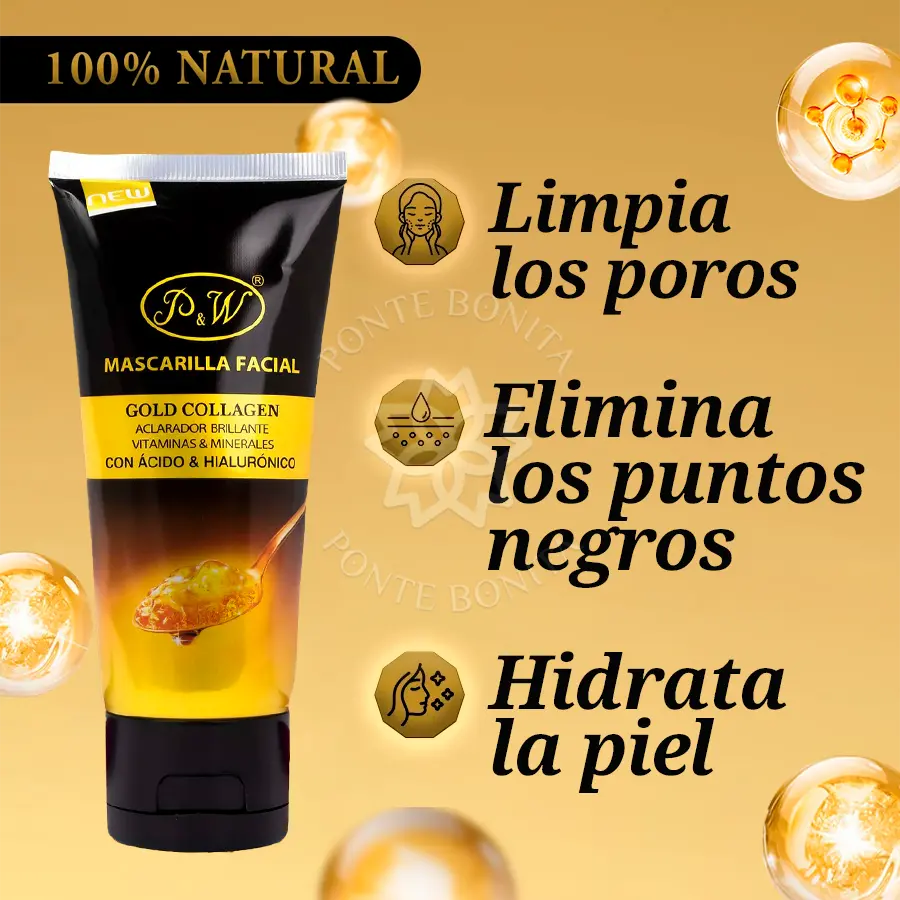 MASCARILLA DE ORO CON COLAGENO