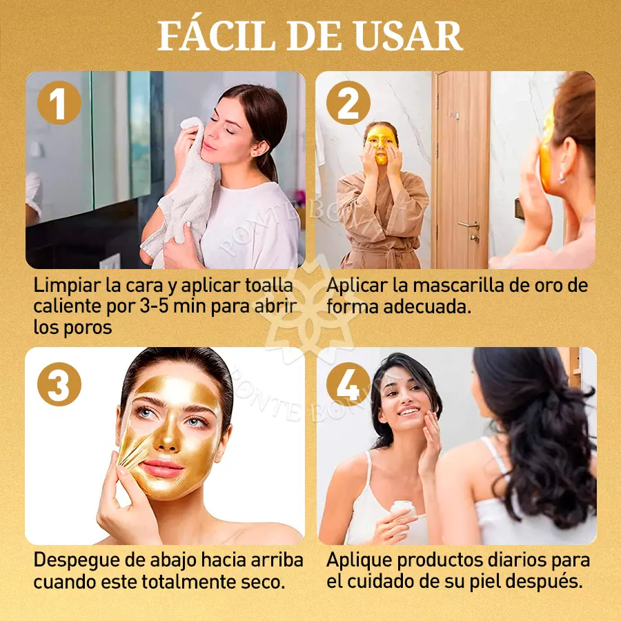 MASCARILLA DE ORO CON COLAGENO